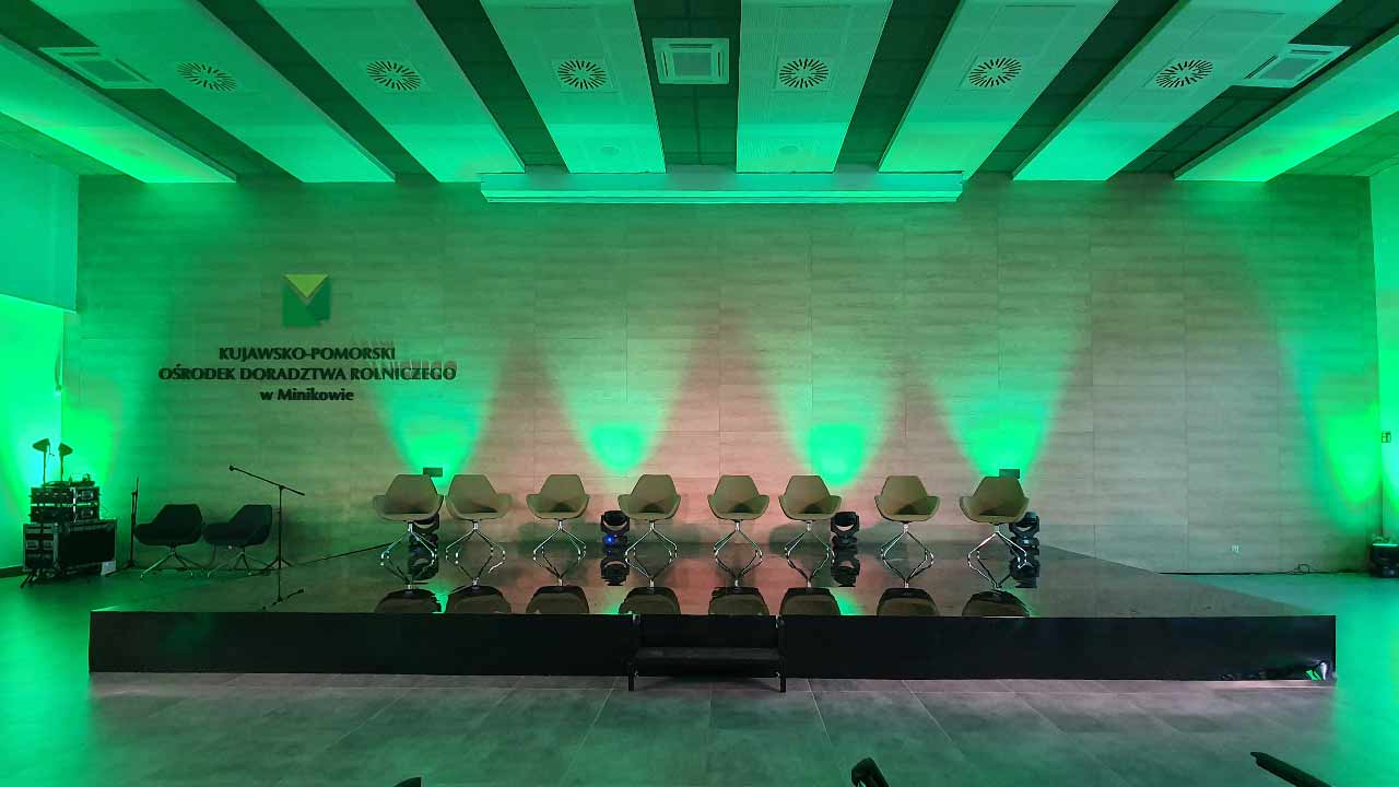 Oświetlenie sceniczne – mały event