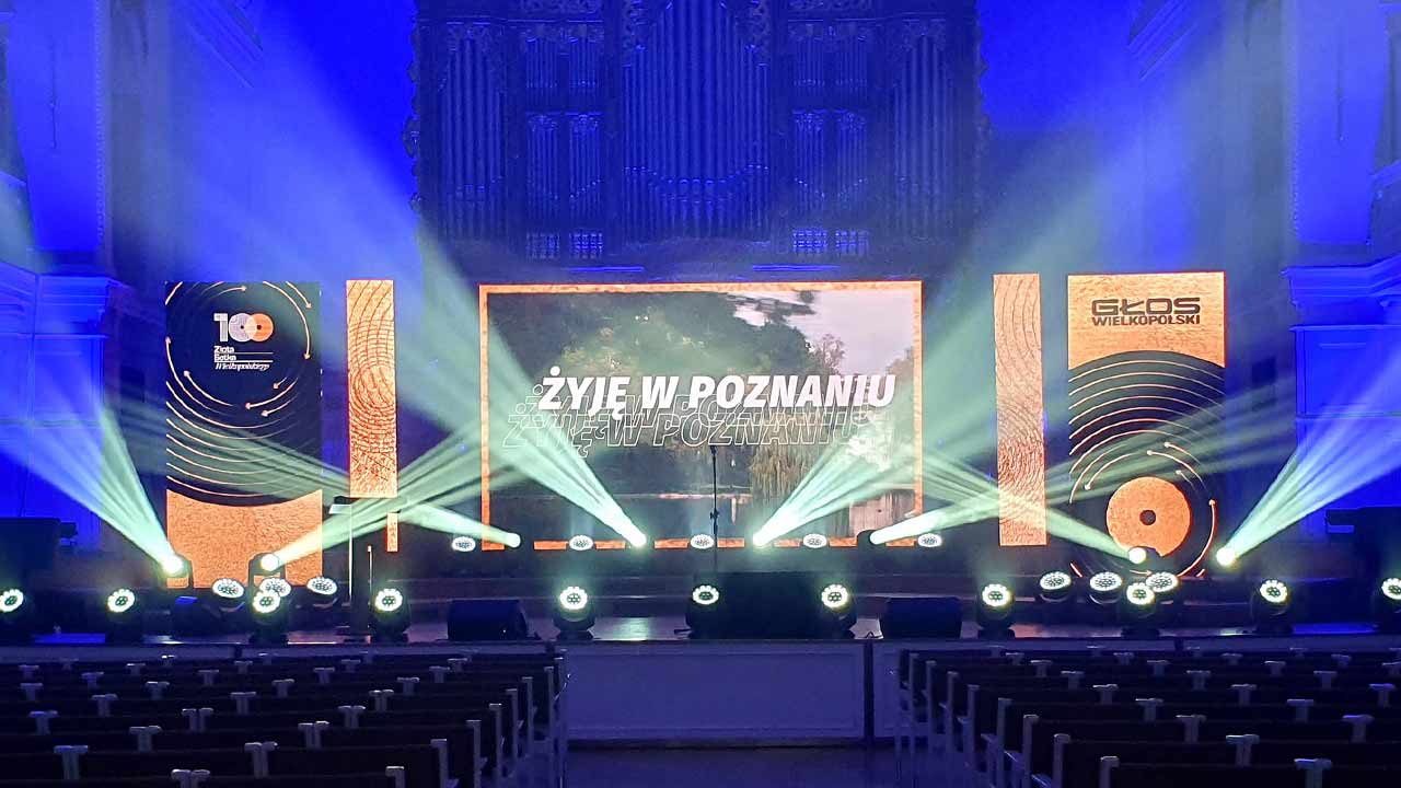 Dekorowanie Światłem eventów – pakiet wysoki